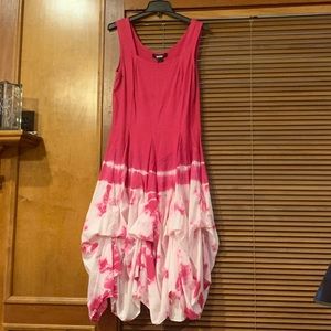 pink signature dress